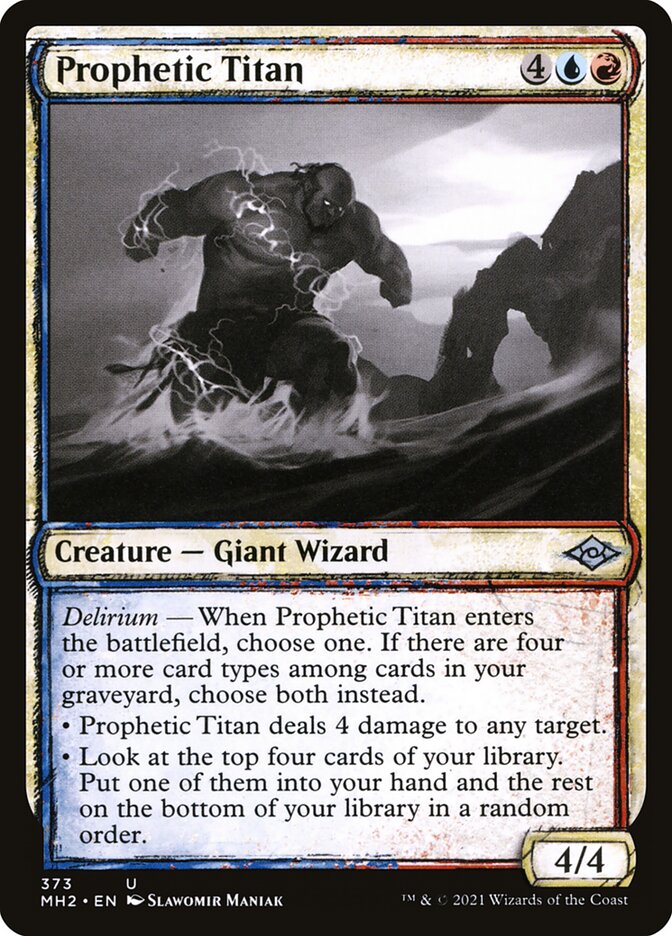 Prophetic Titan card front