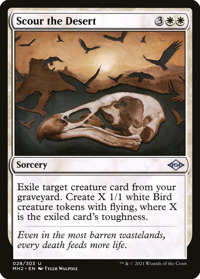 Scour the Desert card front