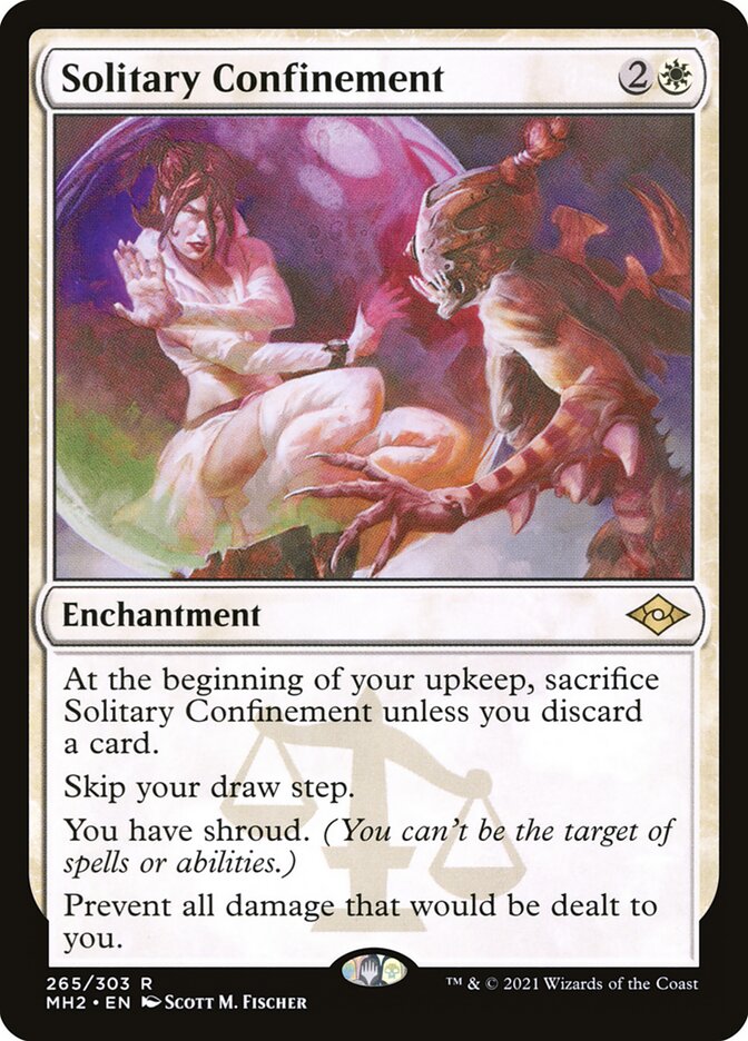 Solitary Confinement card front