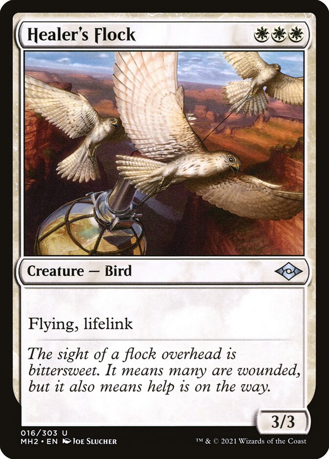 Healer's Flock card front