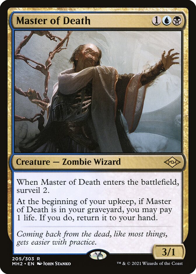 Master of Death card front