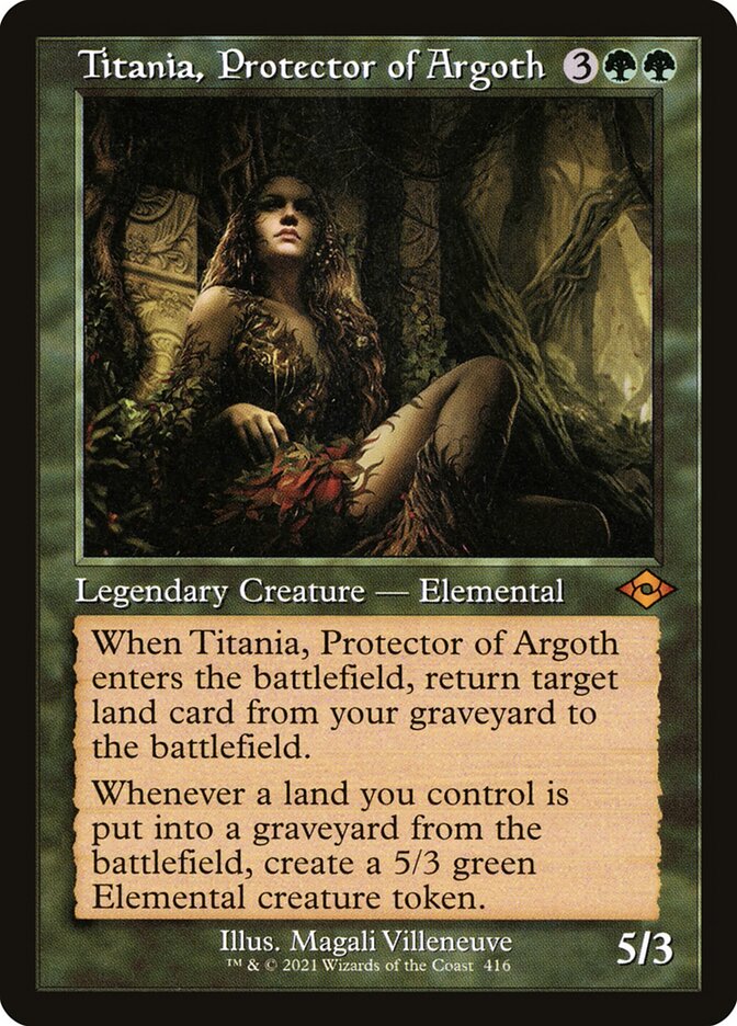 Titania, Protector of Argoth card front