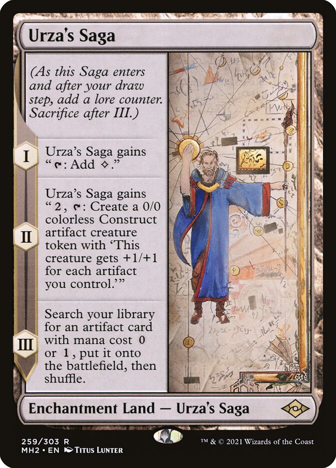 Urza's Saga card front