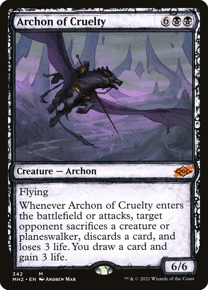 Archon of Cruelty card front