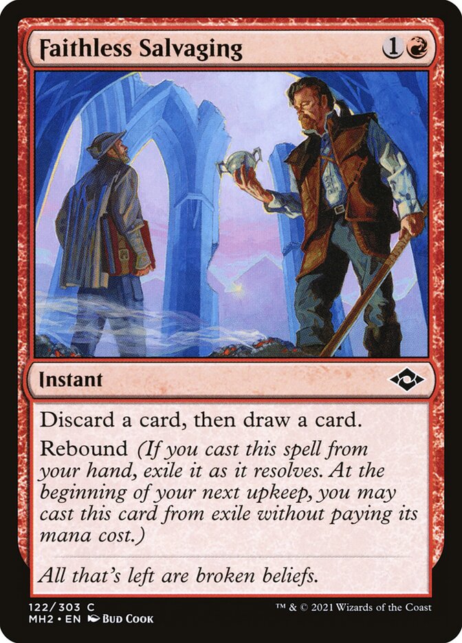 Faithless Salvaging card front