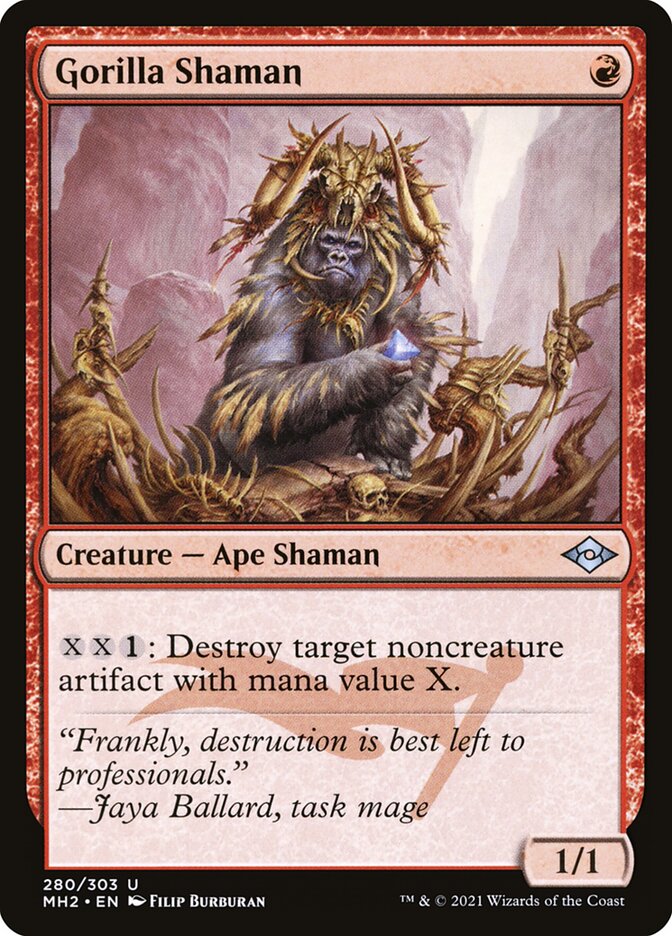 Gorilla Shaman card front