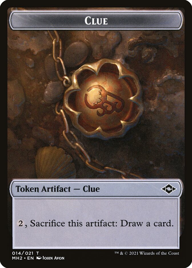 Clue card front