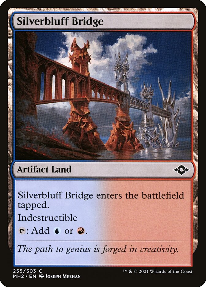 Silverbluff Bridge card front