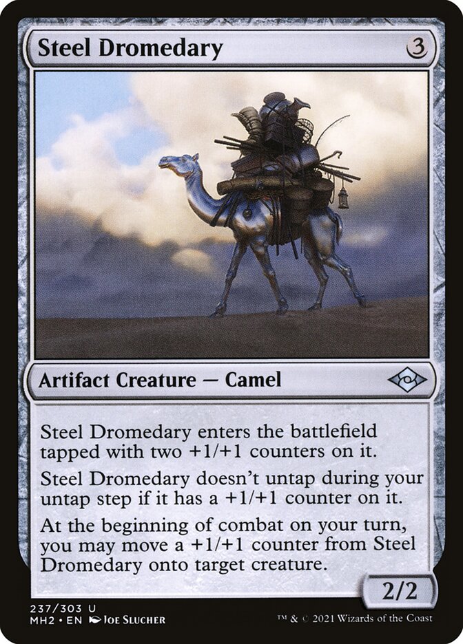 Steel Dromedary card front