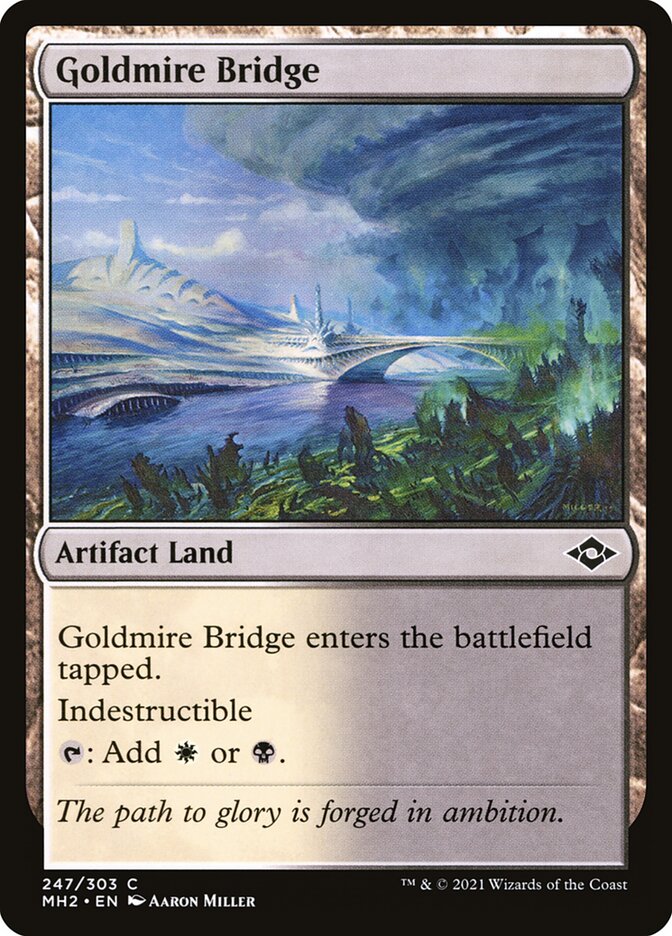 Goldmire Bridge card front