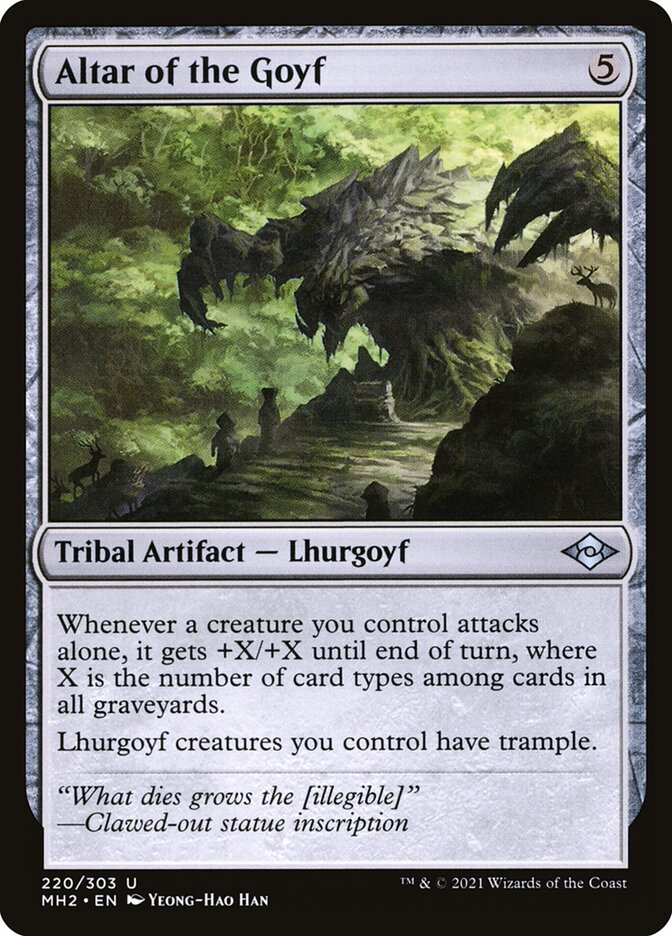 Altar of the Goyf card front