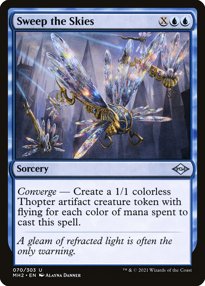 Sweep the Skies card front
