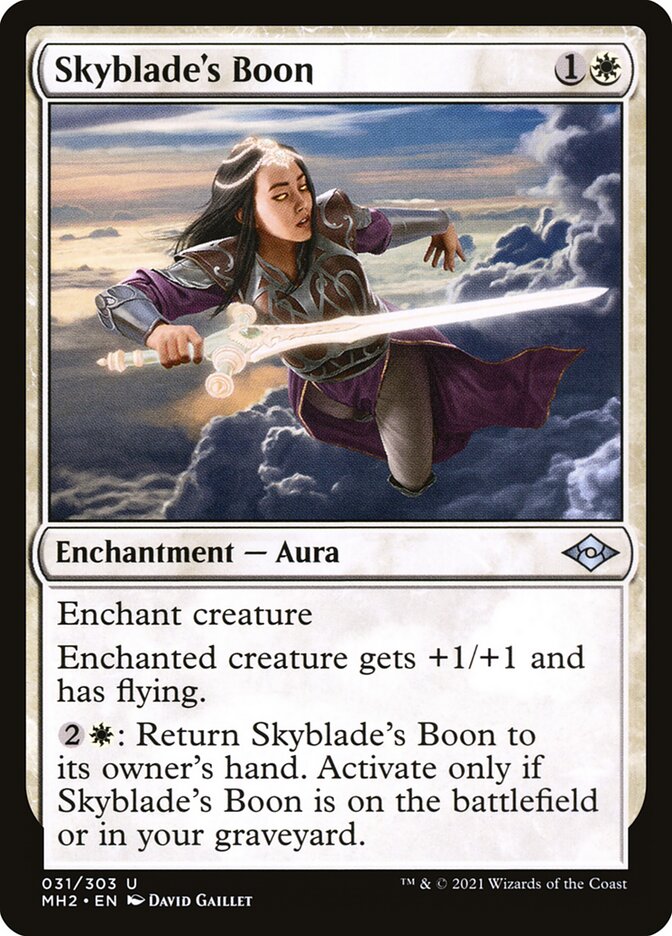 Skyblade's Boon card front