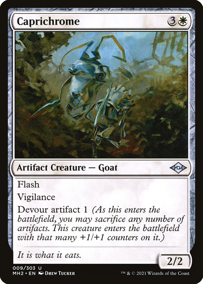 Caprichrome card front