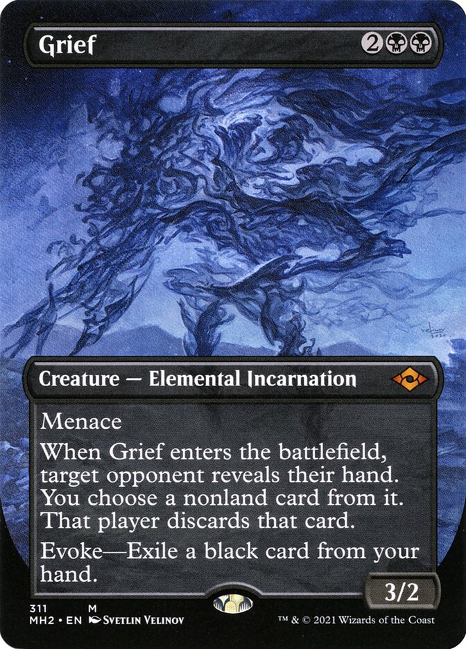 Grief card front