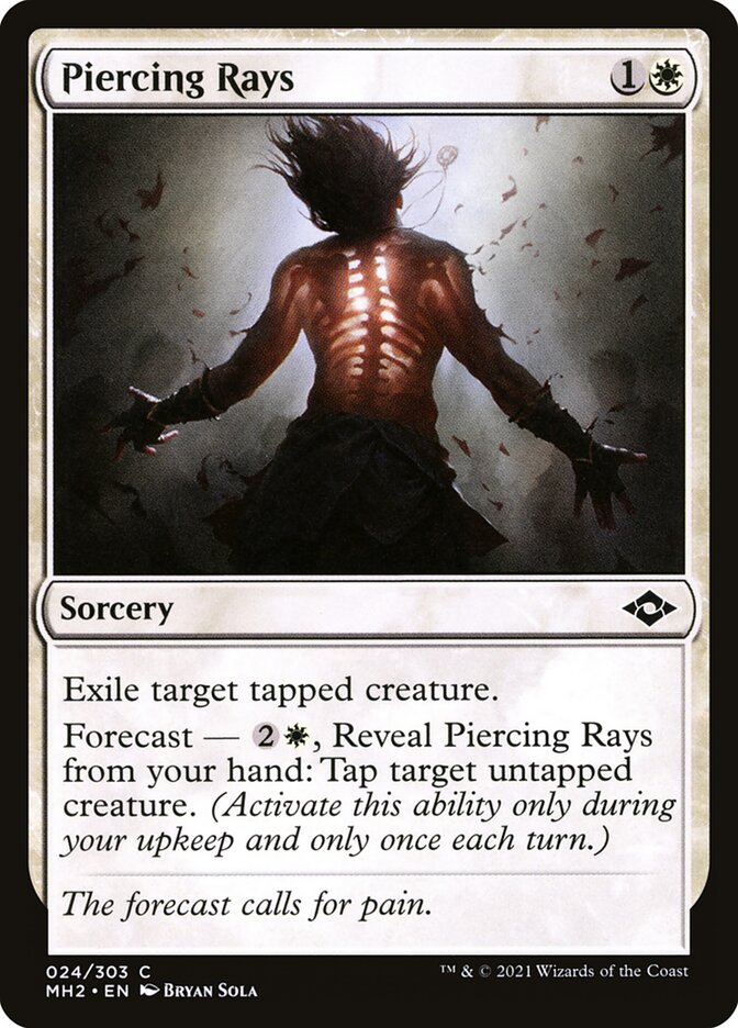 Piercing Rays card front