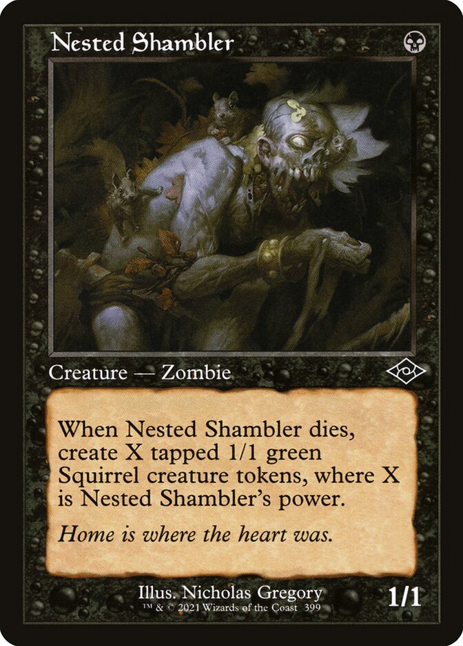 Nested Shambler card front