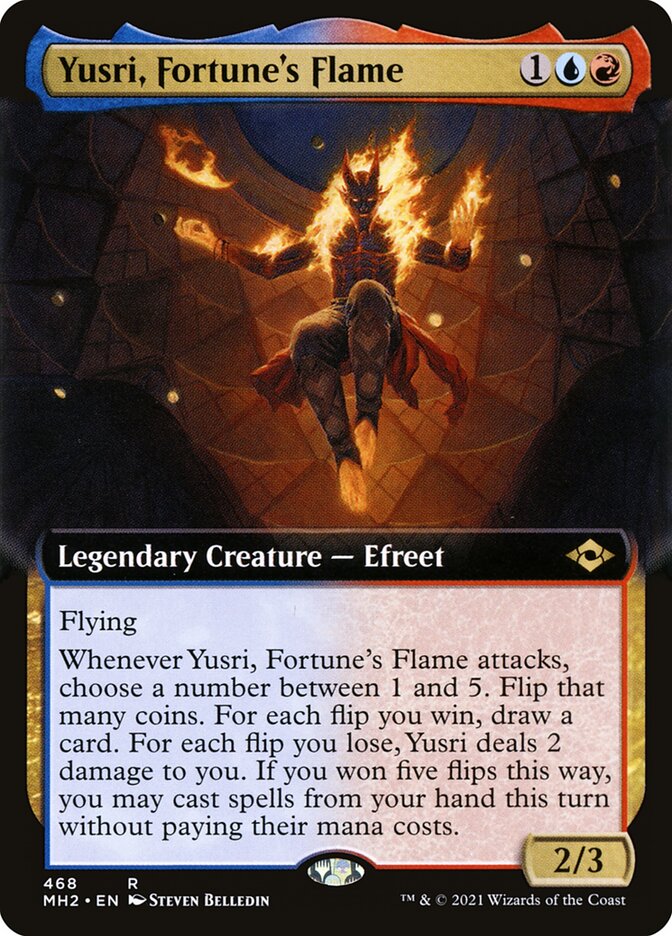 Yusri, Fortune's Flame card front