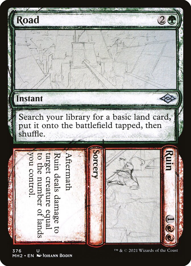 Road card front