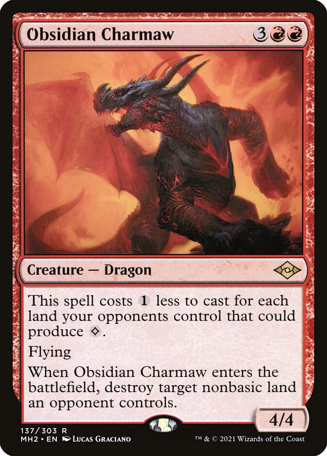 Obsidian Charmaw card front