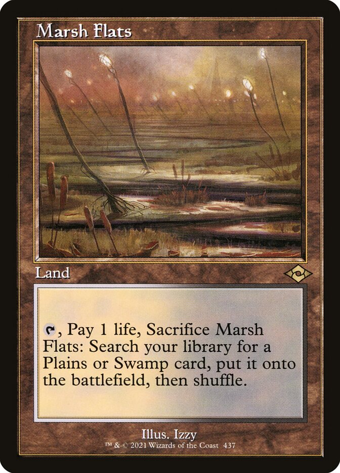 Marsh Flats card front