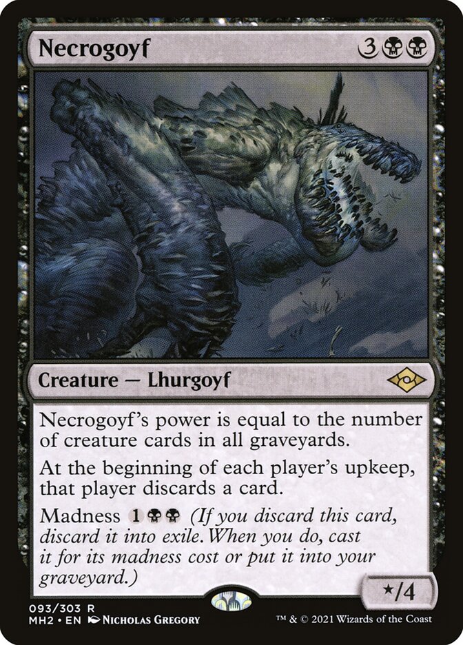 Necrogoyf card front