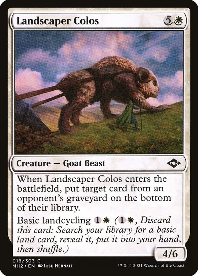 Landscaper Colos card front
