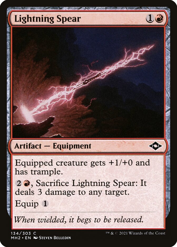 Lightning Spear card front