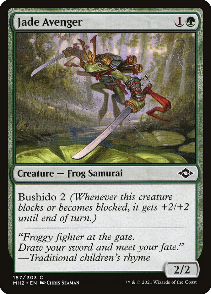 Jade Avenger card front