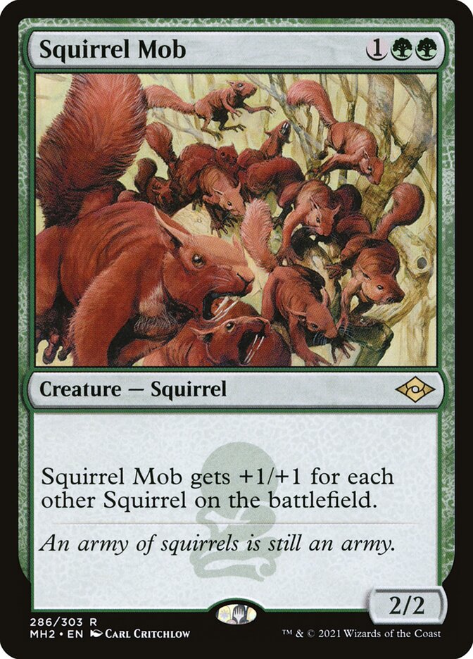 Squirrel Mob card front