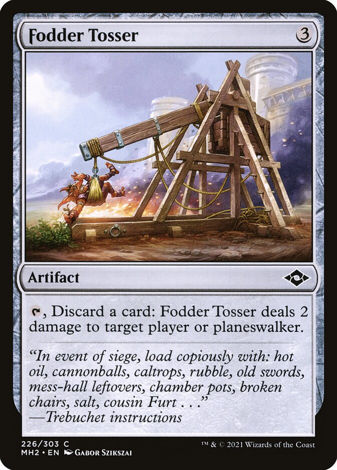 Fodder Tosser card front