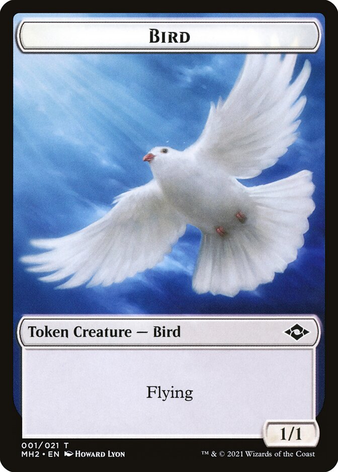 Bird card front