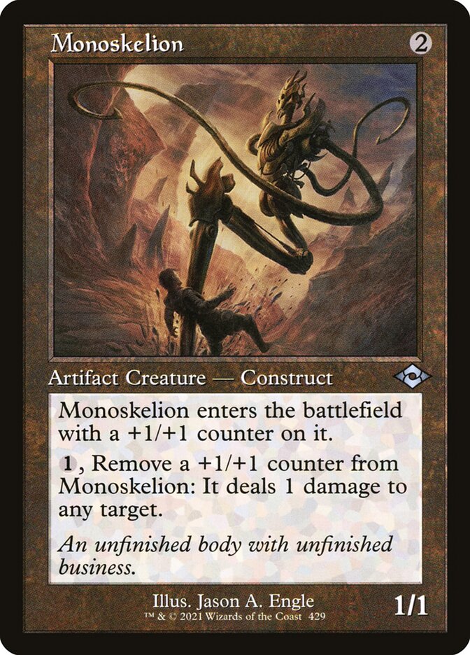 Monoskelion card front
