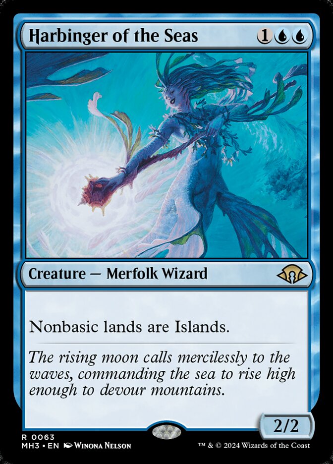 Harbinger of the Seas card front