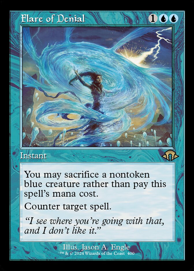 Flare of Denial card front