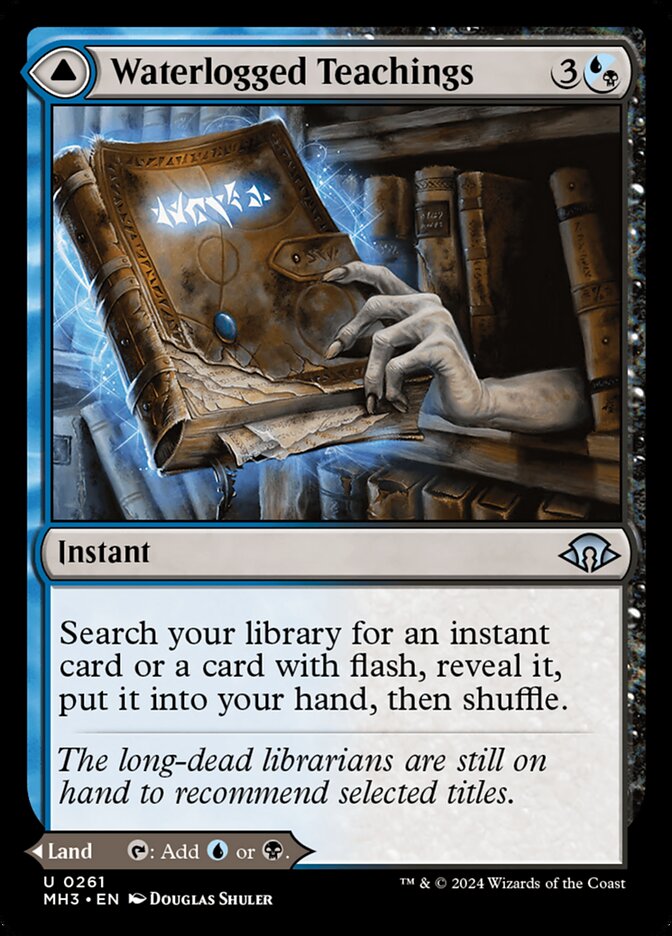 Waterlogged Teachings card front