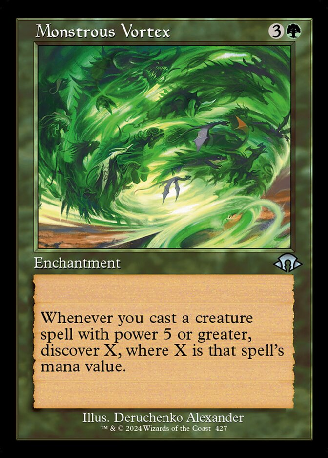 Monstrous Vortex card front