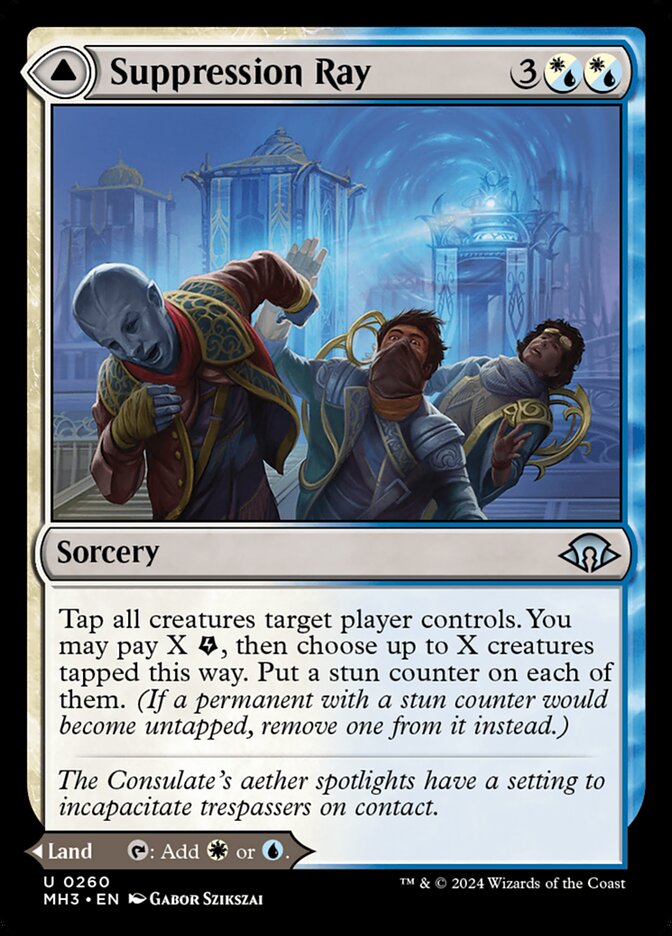 Suppression Ray card front