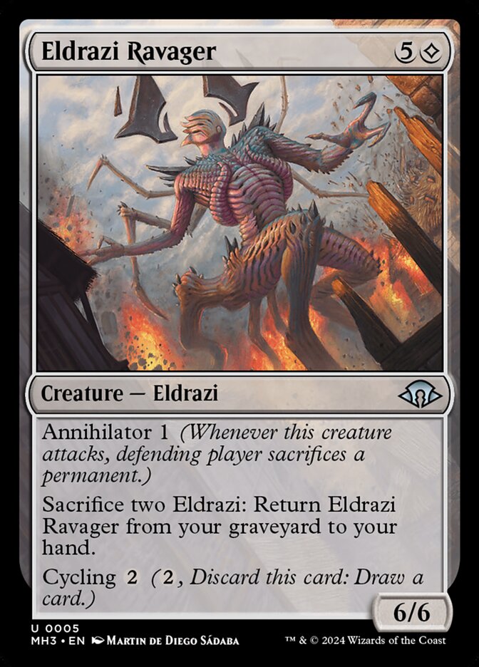 Eldrazi Ravager card front