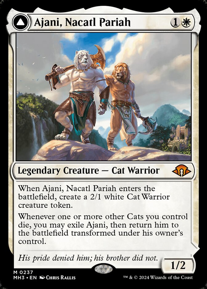 Ajani, Nacatl Pariah card front