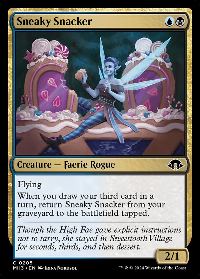 Sneaky Snacker card front