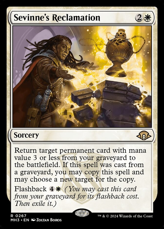 Sevinne's Reclamation card front