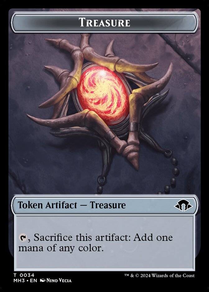 Treasure card front