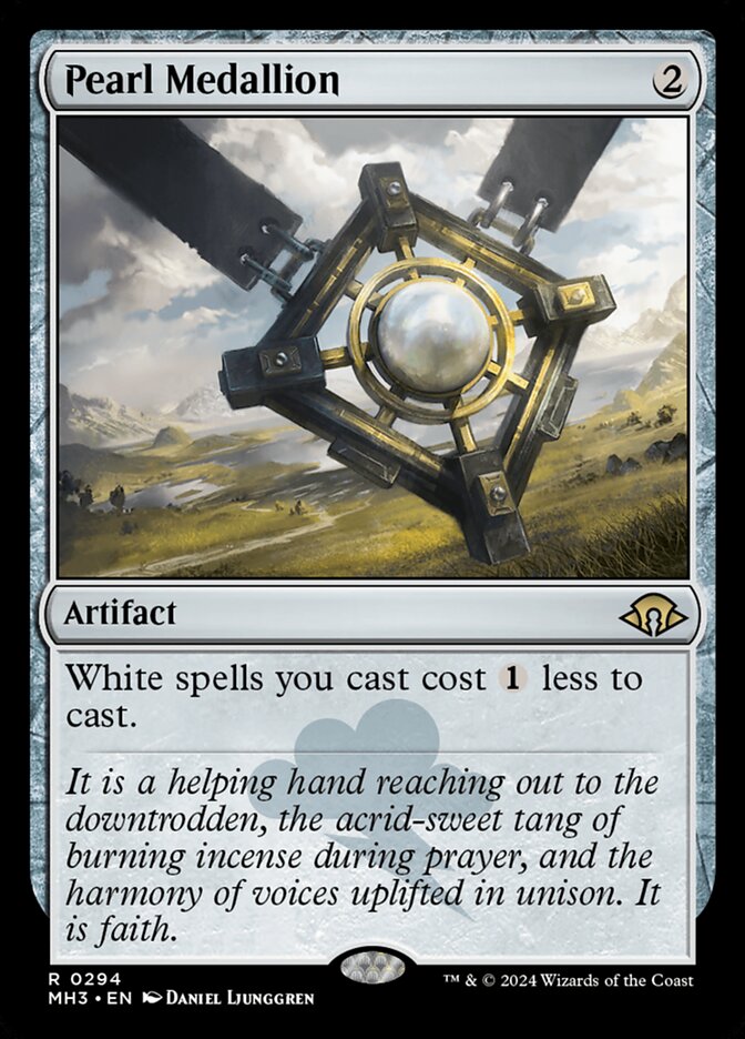 Pearl Medallion card front