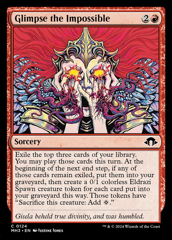 Glimpse the Impossible card front