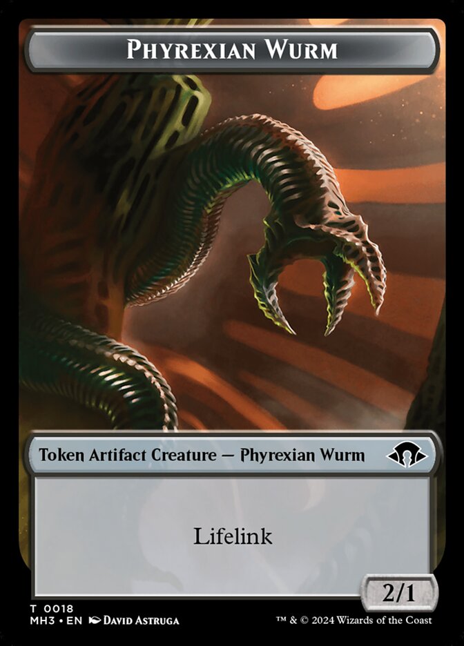 Phyrexian Wurm card front