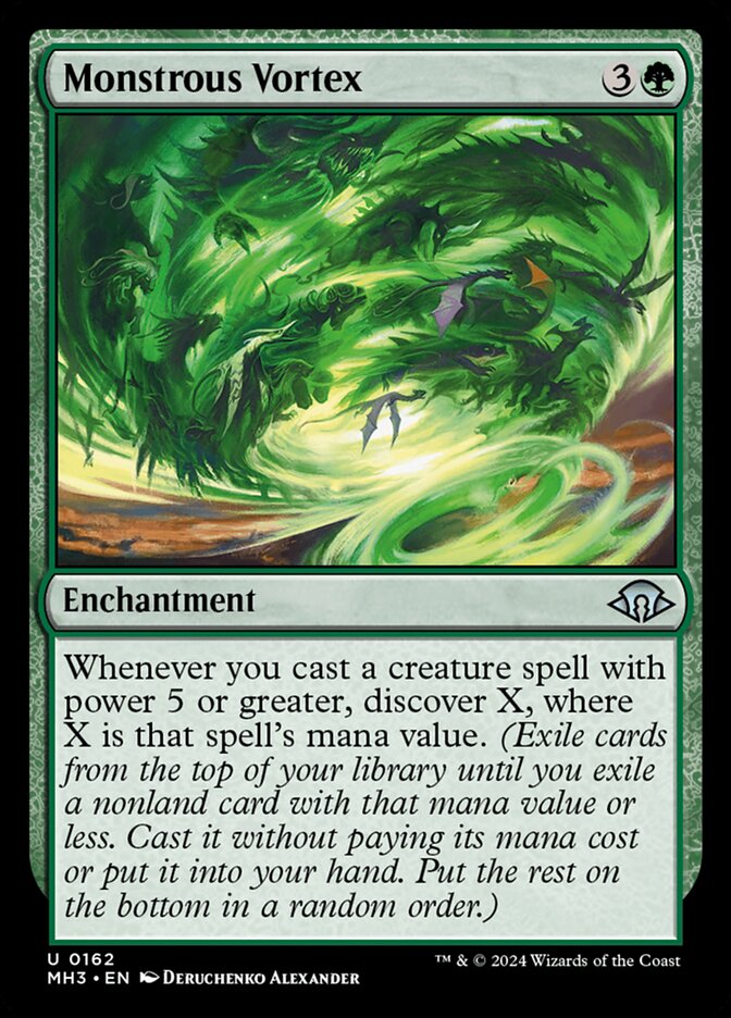 Monstrous Vortex card front