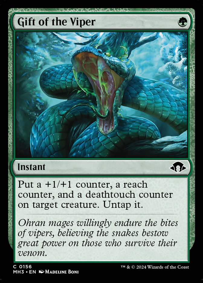 Gift of the Viper card front