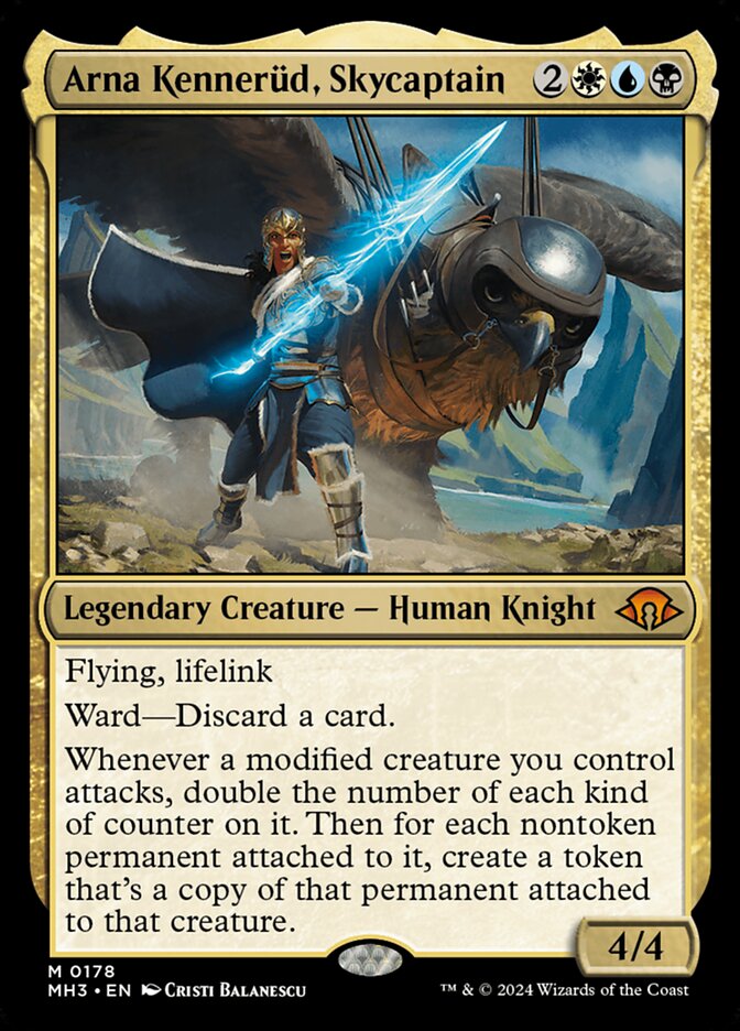 Arna Kennerüd, Skycaptain card front