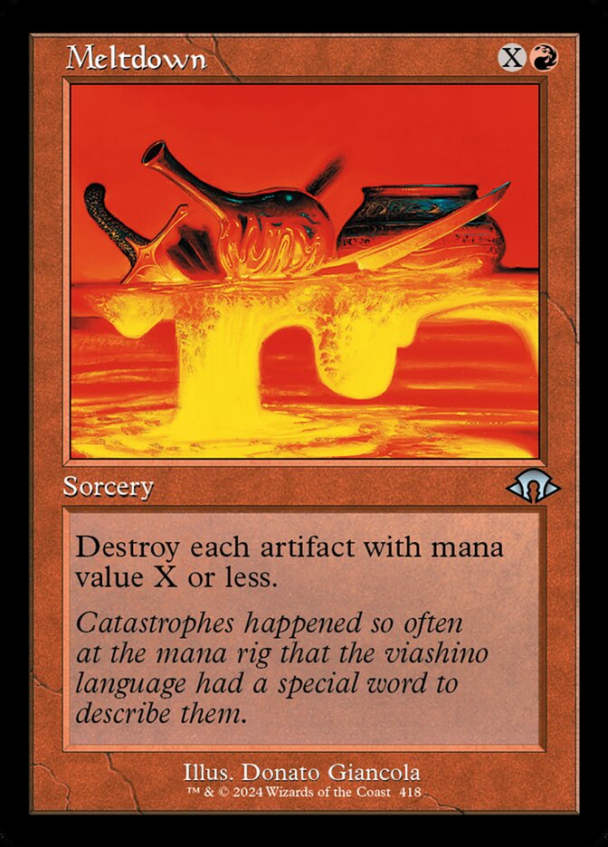Meltdown card front
